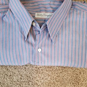 Ferragamo shirt size 17.5 men